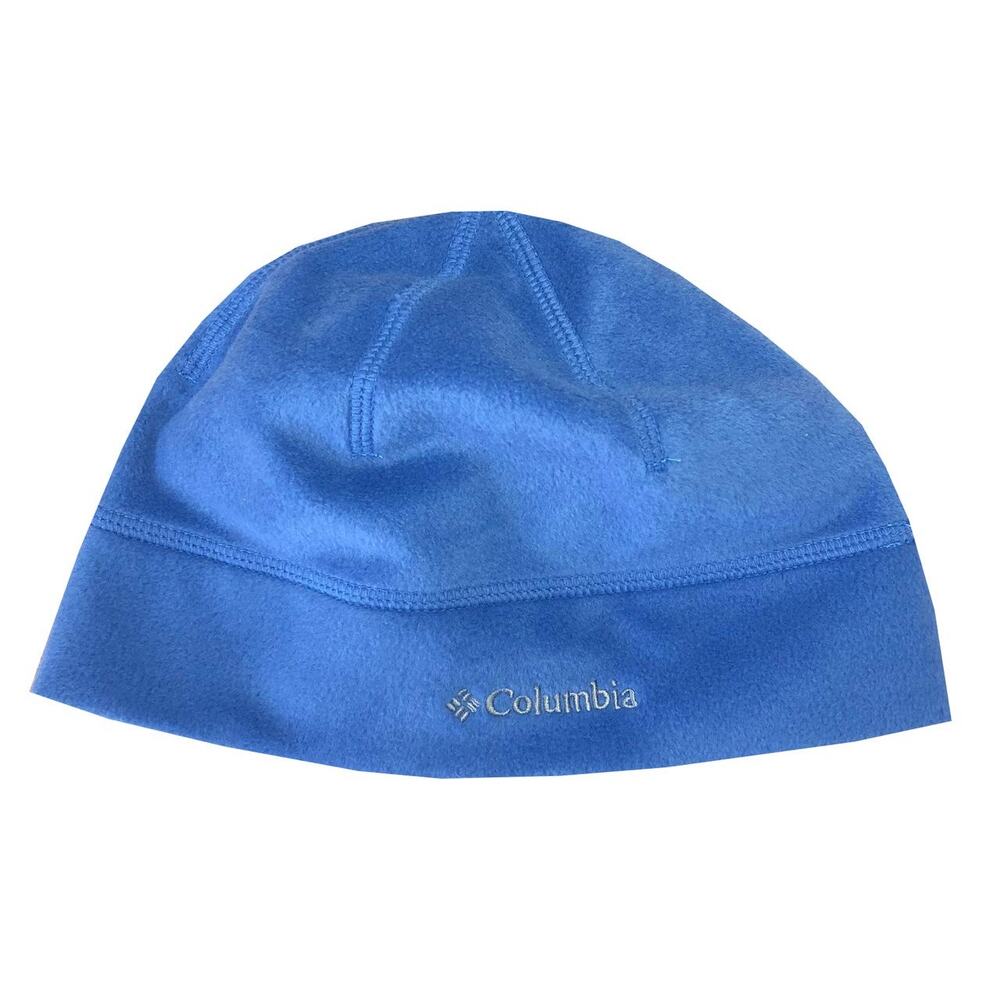 NWT Columbia Unisex Agent Heat Omni-Heat Thermal Fleece Beanie Blue L/XL